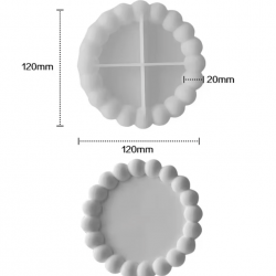 Big Bubble coaster Tray Mold